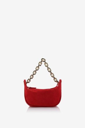 Fabiana Filippi Mini-Handtasche aus Wildleder Eyelets