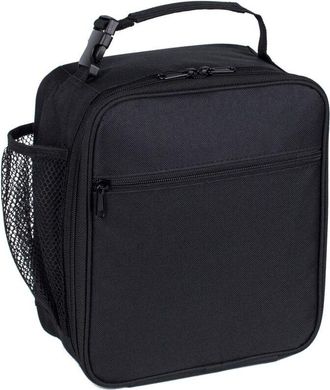 OEM Bolsa Isot&eacute;rmica Negra Para El Almuerzo, Ideal Para Adolescentes, Ni&ntilde;os, J&oacute;venes, Hombres, Mujeres Y Adultos: Port&aacute;til, Ligera, Resistente Y Reutiliza