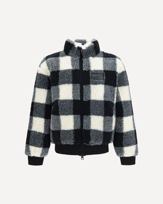 Givenchy Checked wool-blend Teddy Jacket Male L