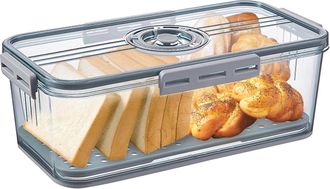 OEM Caja De Pan, Panera, Caja De Pan, Cajas De Almacenamiento De Pl&aacute;stico Con Tapa - Cesta De Almacenamiento - Cajas De Pan - Caja De Almacenamiento Apila