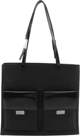 Gucci Pre-owned Tote Bags, female, Black, Size: ONE SIZE Pre-owned Vintage Tote Bag