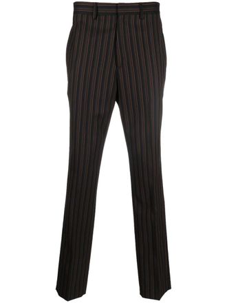 AMBUSH striped tailored wool trousers - Black