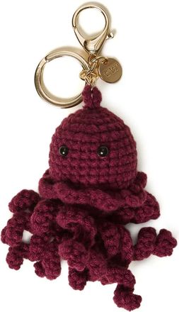 Twin-Set crochet-octopus keyring - women - Acrylic/Polyester - One Size - Purple