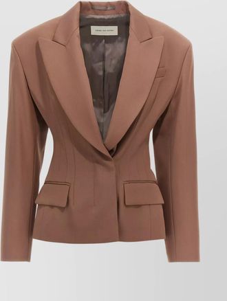 Dries Van Noten bohana blazer single-breasted back vent