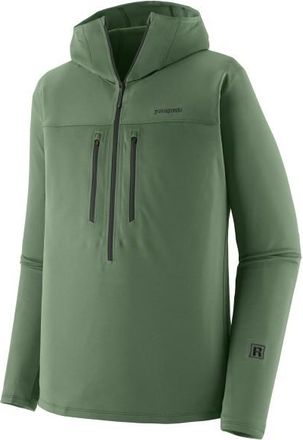 Patagonia R1 Ultralight Hoody Fleecepullover f&uuml;r Herren | oliv/gr&uuml;n