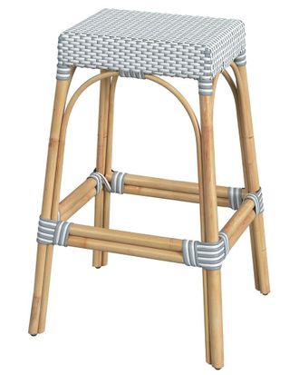 Butler Butler Specialty Company Robias Rectangular Rattan 30In Bar Stool