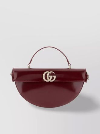 Gucci small half moon leather handbag