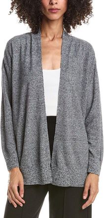 Eileen Fisher Long Linen-Blend Cardigan