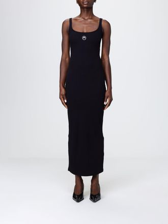 Marine Serre Cotton Dress with Logo