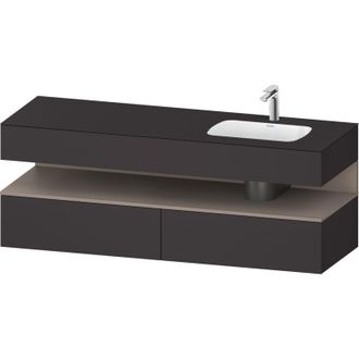 Duravit Qatego Lavabo Encastrado Con Base De Lavabo Consola, - Duravit
