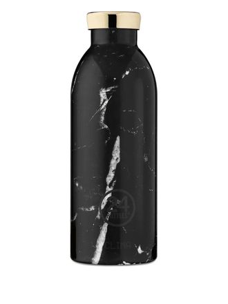 24 Bottles Clima marble-effect bottle (500mL) - unisex - stainless steel/Silicone - One Size - Black