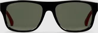 Gucci Square Frame Sunglasses, Black