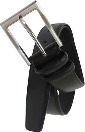 Brooks Brothers Textured Leather Belt in Black at Nordstrom, Size 44
