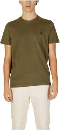 U.S.Polo Association U.s. Polo Assn., Heren, Tops, Groen, Maat: XS Katoen