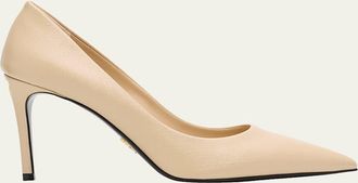 Prada 85mm Donna Saffiano Leather Pumps