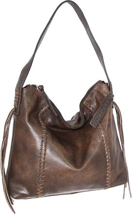 Nino Bossi La Maja Hobo Aviator Leather Shoulder Bag
