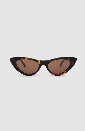 Anine Bing Marsais Sunglasses in Dark Tortoise at Nordstrom