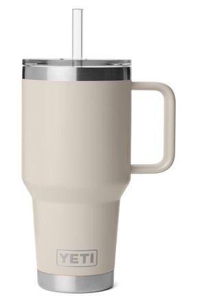 Yeti Rambler 35-Ounce Straw Mug in Cape Taupe at Nordstrom
