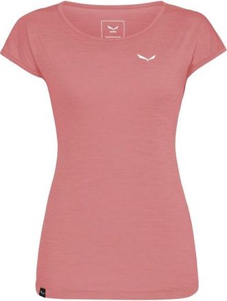 Salewa Puez Melange Dry S/S Tee T-Shirt für Damen | rosa