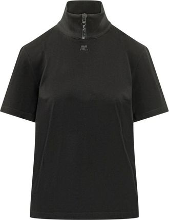 Courr&egrave;ges Mujer, Camisetas, Negro, Talla: XS