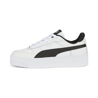 Puma Carina Street, Womens Trainers, Puma White Puma Black, Puma Silver, 35.5 EU, Puma White Puma Black Puma Silver, 3 UK