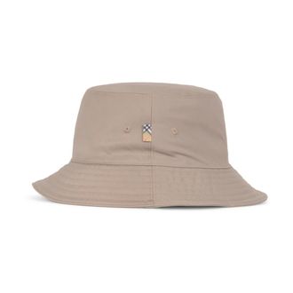 Burberry Hats, female, Beige, Size: M MH Storm Bucket