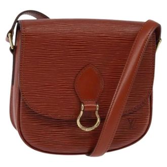 Louis Vuitton Pre-owned Cross Body Bags, female, Brown, Size: ONE SIZE Pre-owned Saint Cloud PM Shoulder Bag