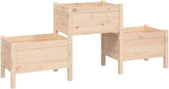 vidaXL Furniture Limited - Jardinera De Madera De Pino Maciza