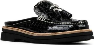 Donald J Pliner Mule Tassel Loafer in Black at Nordstrom, Size 8.5