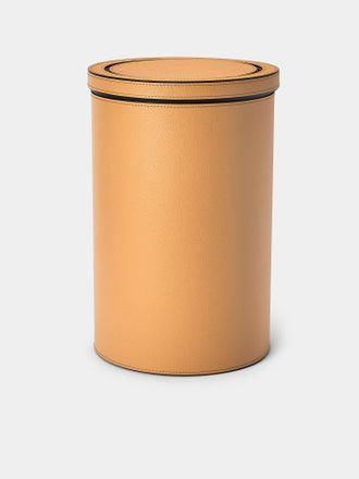 Pinetti Leather Tilting Bin