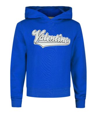 Valentino Embroidered Logo Varsity Hoodie