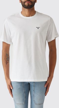 Barbour T-shirt in cotone con logo