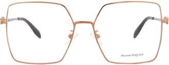 Alexander McQueen AM0276O003 Eyeglasses - Rose gold