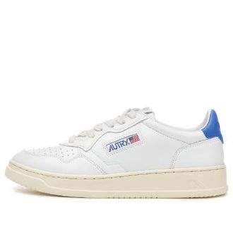 Autry Autry Medalist Leather Low White Azure AULM-LL46