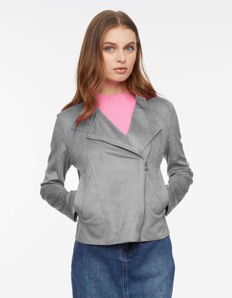 Bernardo VEGAN SUEDE STRETCH MOTO JACKET