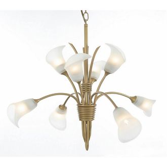 Netlighting Ancona Pendant 8 Light G9 Satin French Gold