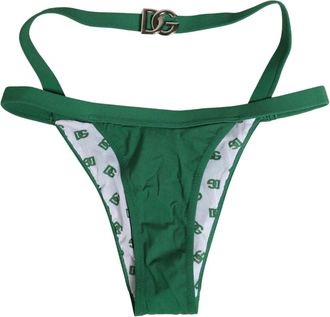 Dolce & Gabbana Brief Panty - Dames - Onderbroek - Groen - S - Nylon - Ondergoed