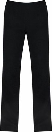 Chanel Black Tweed Classic Trousers Size XXS