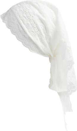 BP. Eyelet Square Scarf in White at Nordstrom