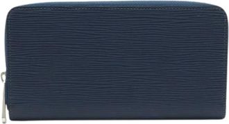 Louis Vuitton Pre-owned Wallets, female, Blue, Size: ONE SIZE Pre-owned Vintage Leather Wallet
