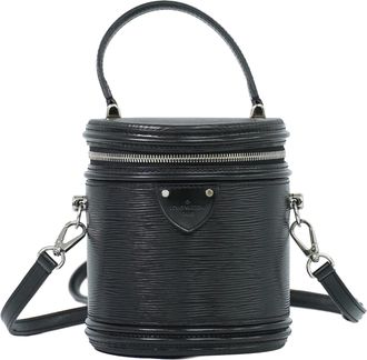 Louis Vuitton Cannes Epi Black Leather Handbag (Pre-Owned)