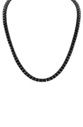 Esquire Black Spinel Tennis Necklace at Nordstrom Rack, Size 24