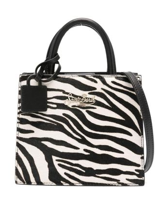 MC2 Saint Barth Zebra-Print Shop Bag Mini