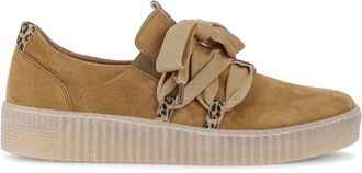 Gabor Womens Ribbon Sneaker In Saddle