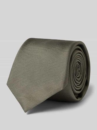 HUGO BOSS Seiden-Mix Krawatte mit Jaquard-Webstruktur in Mint, Gr&ouml;&szlig;e 1