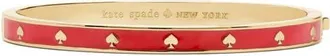 Kate Spade New York spot the spade enamel bangle bracelet in Hot Cinnamon at Nordstrom