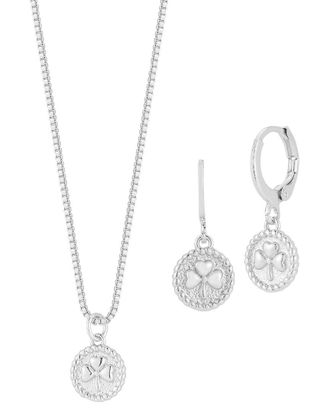 Sphera Milano Plated Necklace/Earring Set