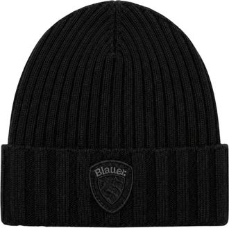 Blauer Kenwood Beanie - Heren - Hoeden - Zwart - ONE Size - Wol - Accessoires