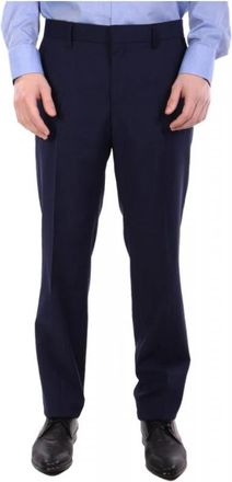 HUGO BOSS H-Genius Kostuumbroek - Heren - Nette broeken - Blauw - L - Wol - Broeken