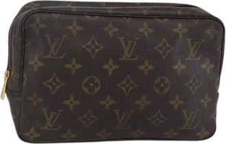 Louis Vuitton Pre-owned Clutches, female, Brown, Size: ONE SIZE Pre-owned Canvas Clutch